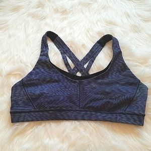 Lululemon sports bra size 10, light blue/lavender